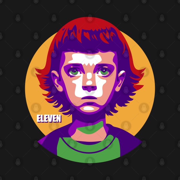 Eleven Stranger Things Portrait by Oyeplot