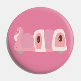 catepillar - pink Pin