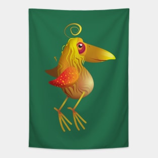 Cute Yellow Bird Tapestry