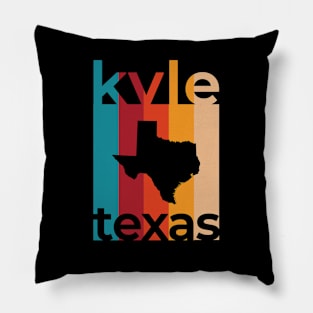 Kyle Texas Retro Pillow