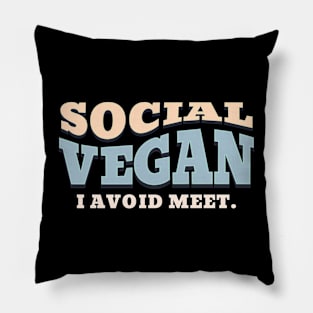 Social Vegan Pillow