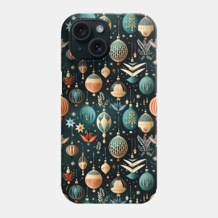 Baubles christmas tree Phone Case