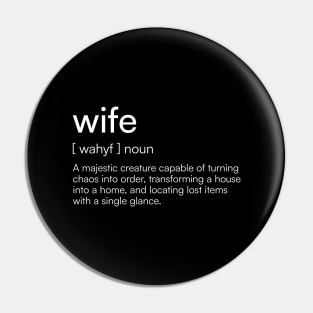 Funny Wife Definition Pin