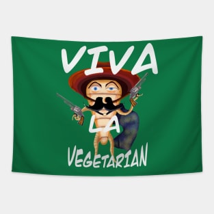 Viva la vegetarian Tapestry