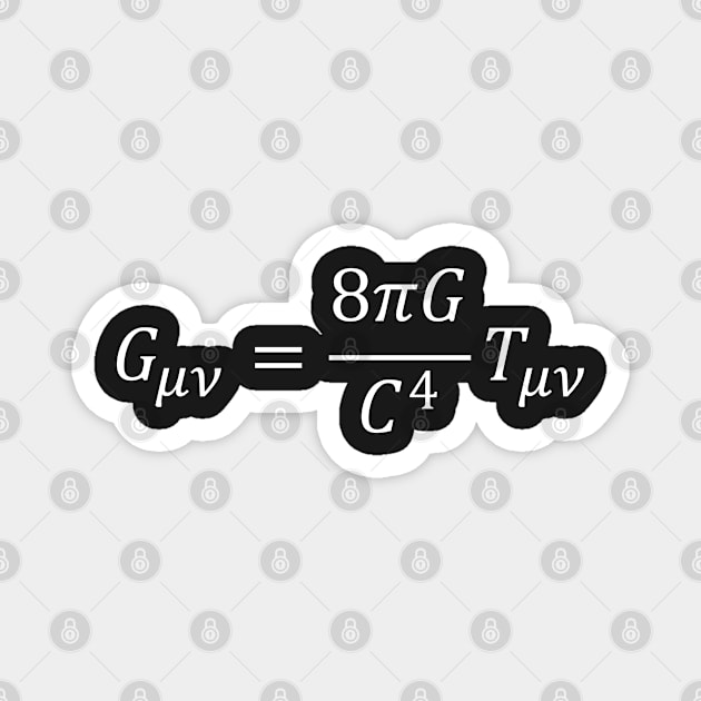 Einstein General Theory of Relativity Magnet by ScienceCorner