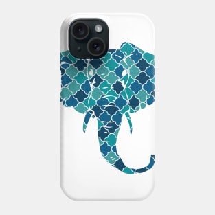ELEPHANT SILHOUETTE WITH PATTERN Phone Case
