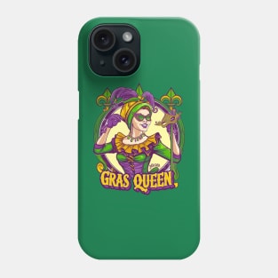 Vintage Mardi gras Queen Phone Case