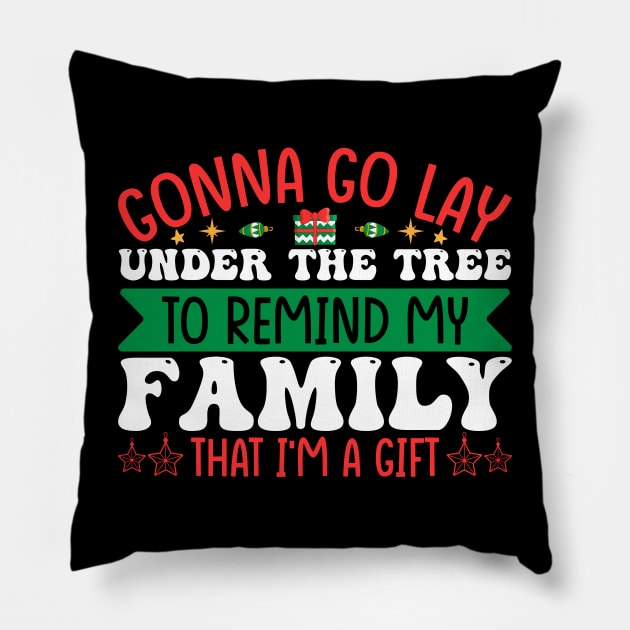 Gonna Go Lay Under The Tree Pillow by MZeeDesigns