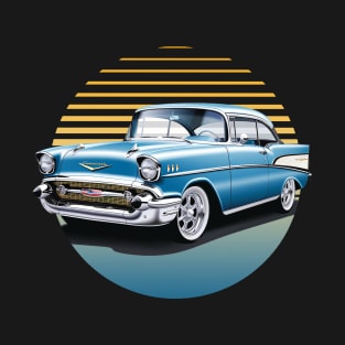 1957 Chevy Bel-Air Classic Car Enthusiast T-Shirt