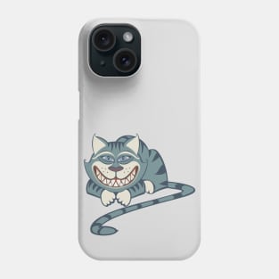 LONG-TAILED CAT WITH TOOTHY SMILE Phone Case