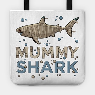 Halloween Mummy Shark Funny Gift Women Men Boys Girls Tote