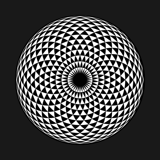 Geometric Eye - Black Centre by Rupert Russell