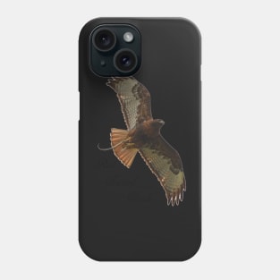 Red Tailed Hawk with Snake Phone Case