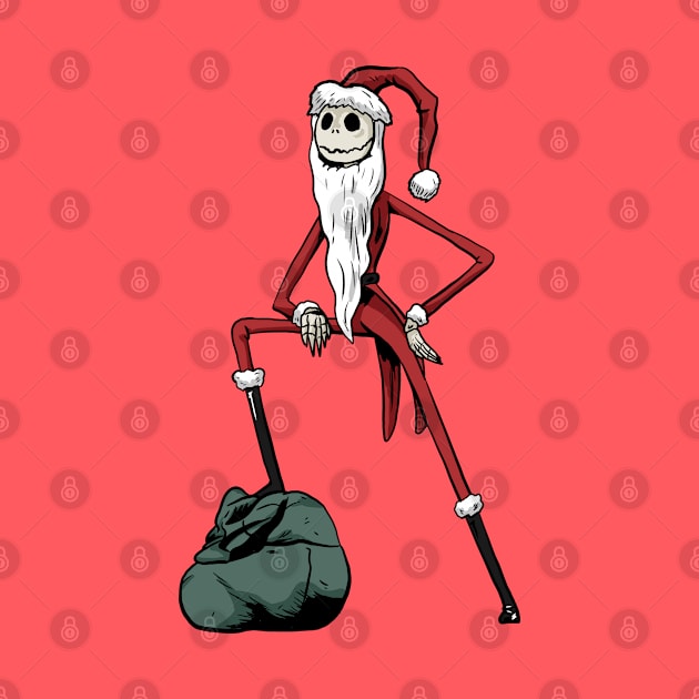 Santa Jack Skellington by Black Snow Comics