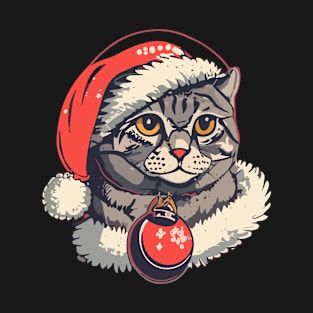 Cute Kitty Xmas T-Shirt