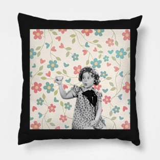 Shirley Temple Tea Time Pillow