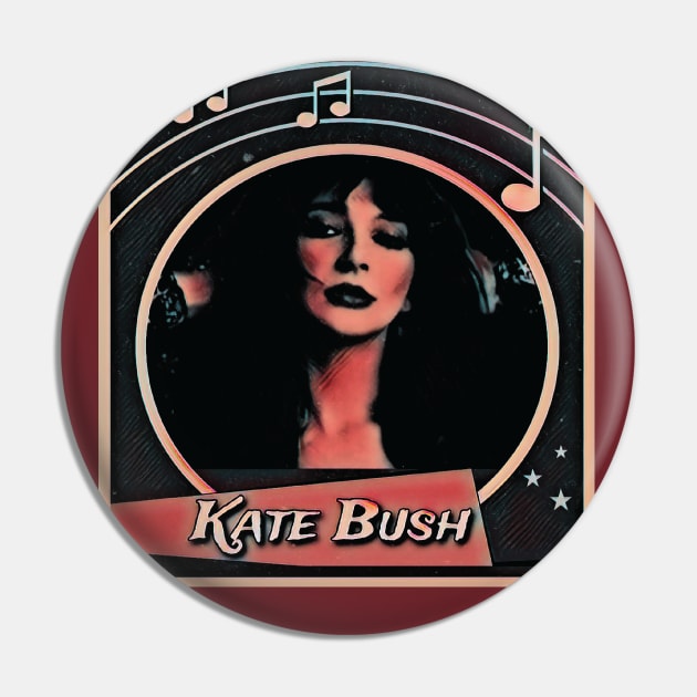 Kate Bush //// Retro Aesthetic Fan Art Pin by Trendsdk