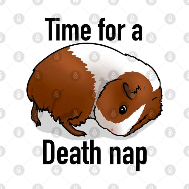 Guinea Pig Time for a Death Nap by Kats_guineapigs