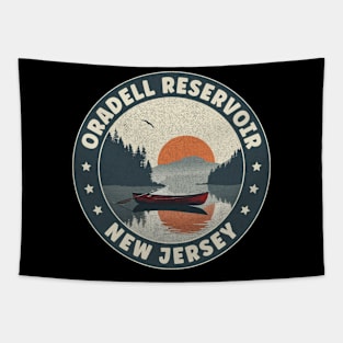 Oradell Reservoir New Jersey Sunset Tapestry