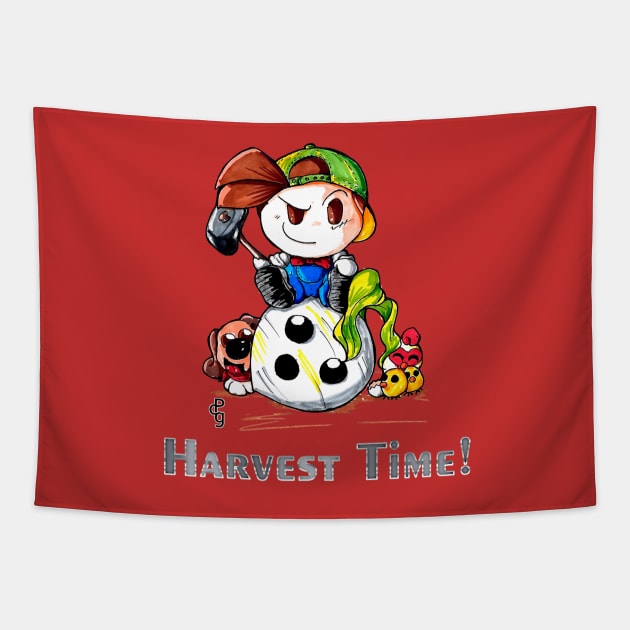 It's Havest Time! Tapestry by Sutilmente