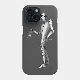 Edward scissor tin man Phone Case