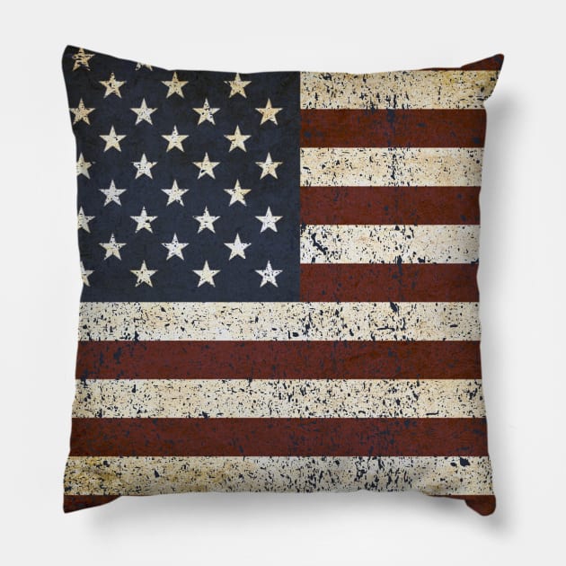 American Flag Pillow by TheAllGoodCompany