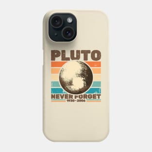 Pluto - retro aesthetic Phone Case