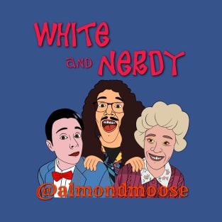 "White and nerdy" red T-Shirt