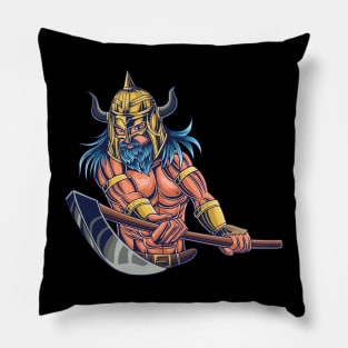 Viking warrior ready for war Pillow