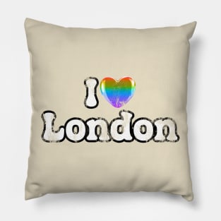 i love rainbow london Pillow