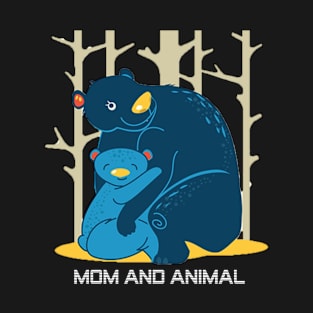 MOM AND ANIMAL T-Shirt