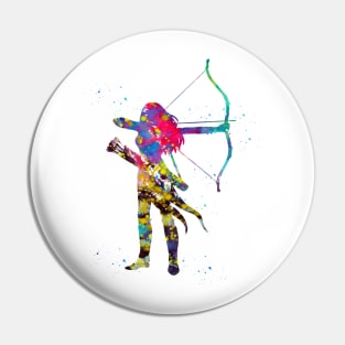 Woman Archer Pin