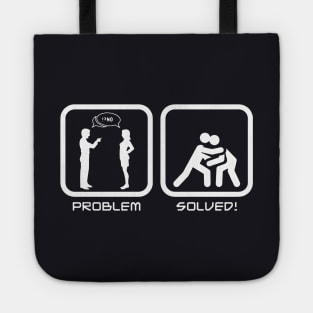 Problem Solved Argument Angry Married Pitcure Wife Tote