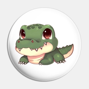 Cute Crocodile - Made by AI Pin