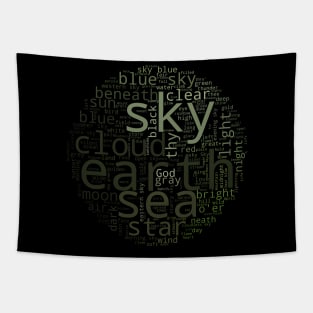 Sky Earth Sea (3) Tapestry