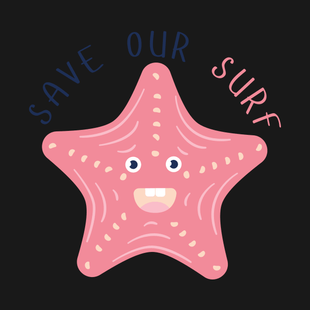 Starfish Save Our Surf by casualism