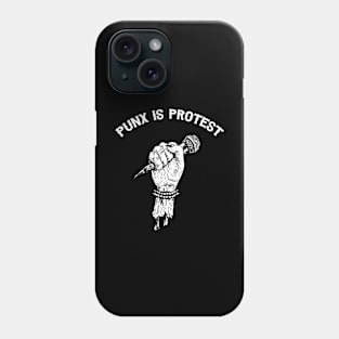 PUNK IS PROTEST Phone Case