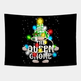 The Queen Gnome Christmas Matching Family Shirt Tapestry