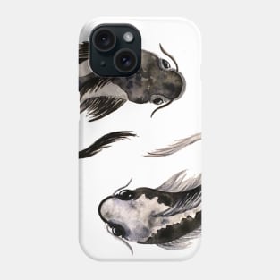 Yin yang koi Phone Case