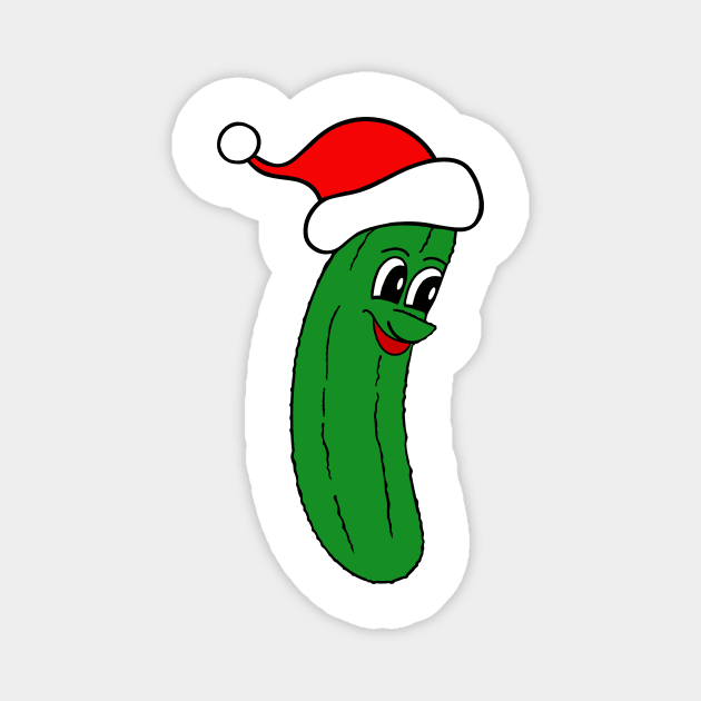 CHRISTMAS Party Dill Pickle - Funny Food Art Magnet by SartorisArt1