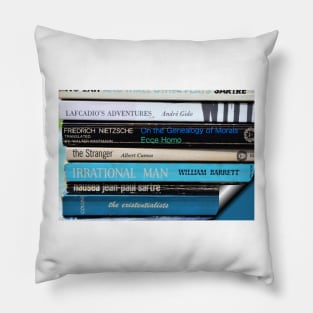 Existentialist Beach Reading Pillow