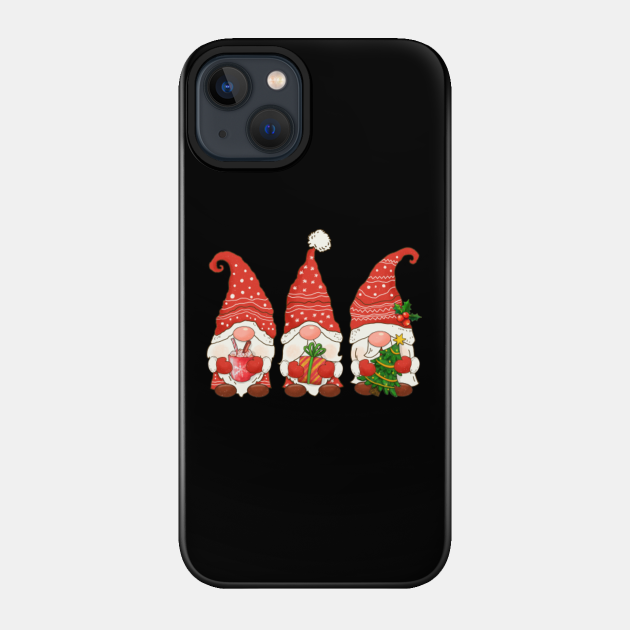 Gnome Christmas Pajamas - Garden Gnome Merry Christmas - Gnome Christmas - Phone Case
