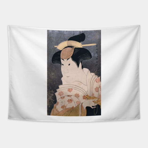 The Kabuki Actor Ukiyoe by Tohshuusai Sharaku Tapestry by topower