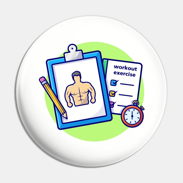 Workout Exercise Cartoon Vector Icon Illustration Pin by Catalyst Labs