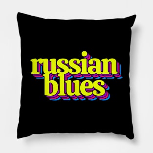 Russian Blues Pillow