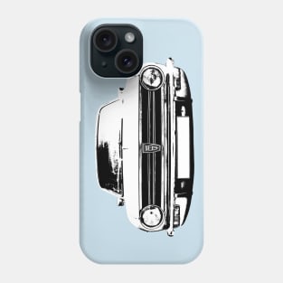 Austin Maxi 1970s British classic car monoblock black/white Phone Case