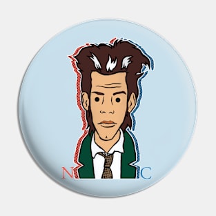 Nick Cave Fan Art Pin