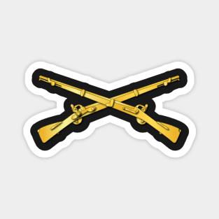 Army - Infantry Branch - Crossed Rifles Magnet