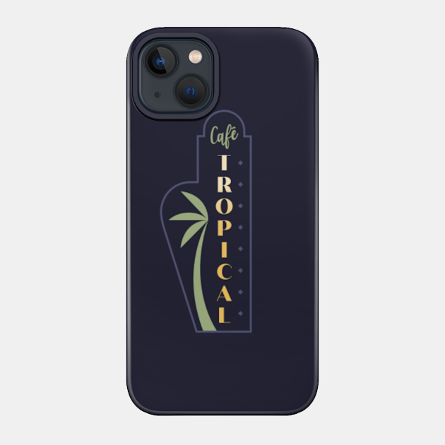 Cafe Tropical from Schitts Creek - Schitts Creek - Phone Case