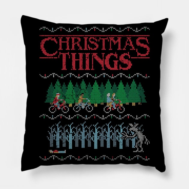 CHRISTMAS SWEATER Pillow by Freedom Haze